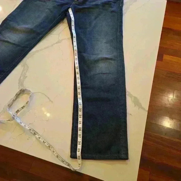 7 For All Mankind Mens Slimmy Straight Jeans Blue Size 36 - Picture 8 of 8
